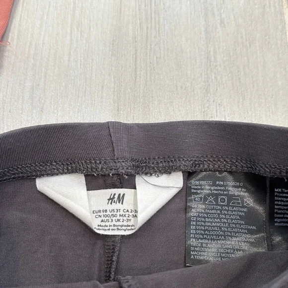 H&M 3T Kids' Assorted Color Leggings Set - Picture 7 of 15